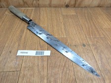 DAMAGED Japanese Chef's Kitchen Knife Yanagiba Vintage Japan 257/415mm RB946