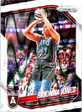 2025 Panini Prizm WNBA #107 Brionna Jones White Seismic Prizms