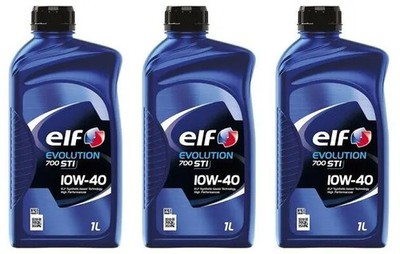 3l ELF Evolution 700 STI 10W-40 Motoröl VW 501.01, VW 505.00, FIAT 9.55535-G2