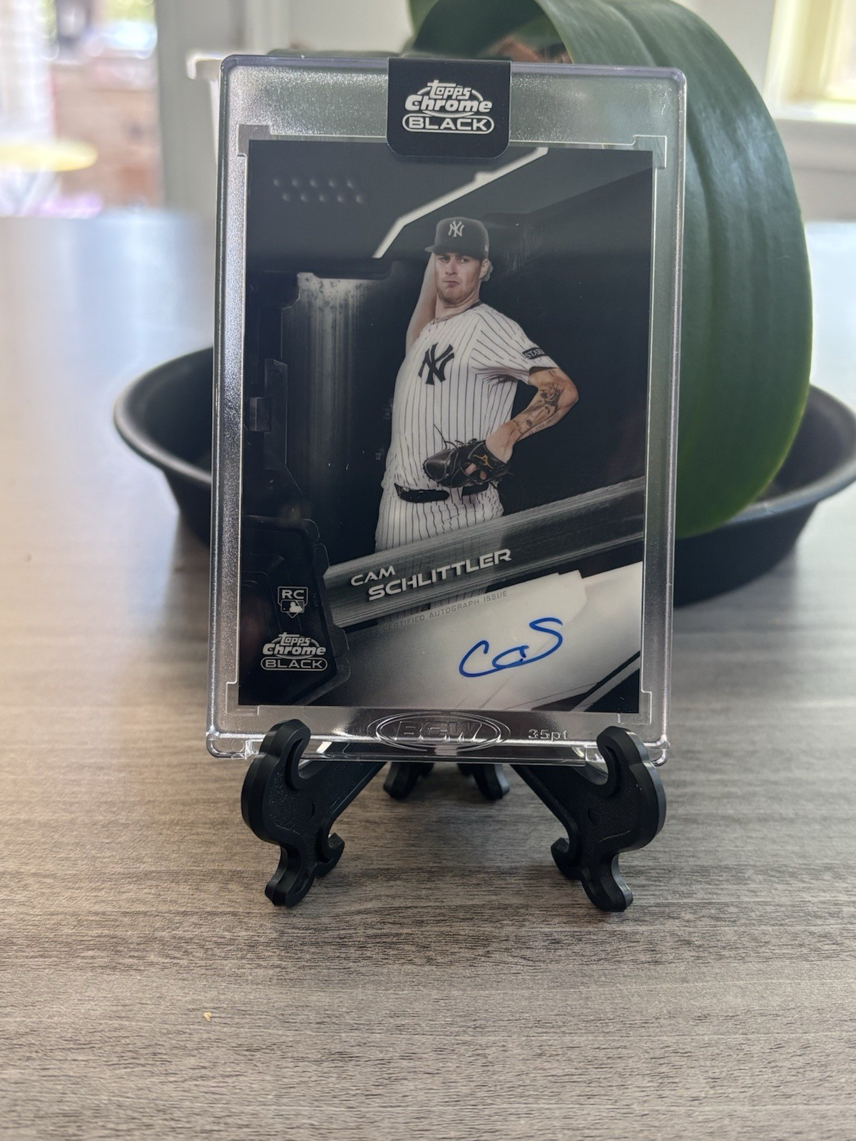 2026 Topps Chrome Black CAM SCHLITTLER Rookie Auto/CBA-SC Encased