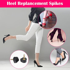 12 Pairs High Heel Tips Replacement Kit, U Shaped Heel Caps for High Heels, 2...