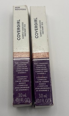 Covergirl Simply Ageless Instant Fix Concealer 350 Medium 1 oz. Lot of 2 New