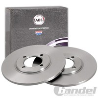 2X A.B.S. Bremsscheiben 228Mm Vorne Passend FüR Toyota Carina Celica