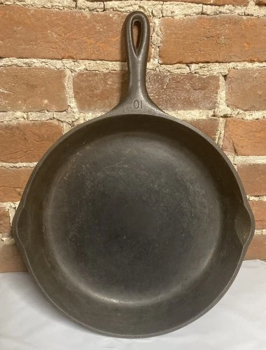 Vintage Wagner Ware Sidney O 1060B  #10 Cast Iron Skillet Frying Pan 11.75"