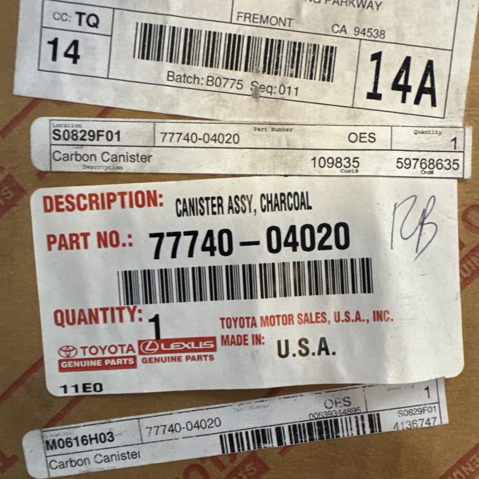丰田 77740-04020 木炭罐 适合丰田塔科马 7774004020 — 第 4/4 张图片