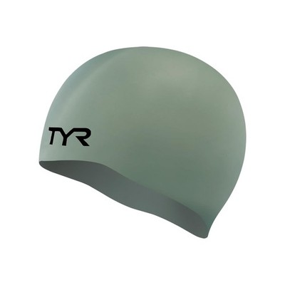 Durable Grey Swim Cap for Adults and Kids Latex Construction Drag Reduction