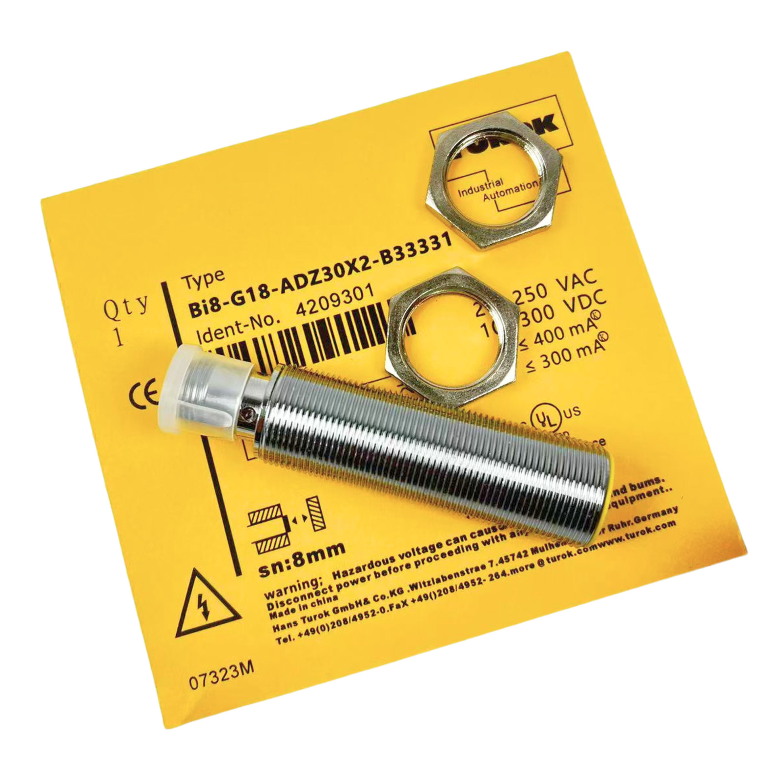 Inductive Proximity Switch Sensor For TURCK BI8-G18-ADZ30X2-B3331 US Stock NEW