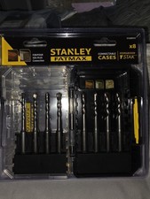 Image of Stanley FatMax SDS Plus Masonry Drill Bit Set 8 Piece TSTAK Case