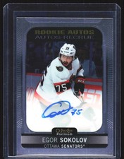 2021-22 O-Pee-Chee Platinum #R-ES Egor Sokolov Rookie-Autographs