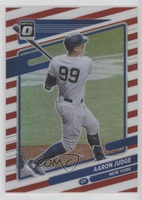 2021 Panini Donruss Optic Freedom Prizm 6/45 Aaron Judge #184 0r4