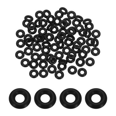 uxcell 200Pcs AS-005 O-Rings, Nitrile Rubber 3/32'' ID, 7/32'' OD, 1/16'' Width