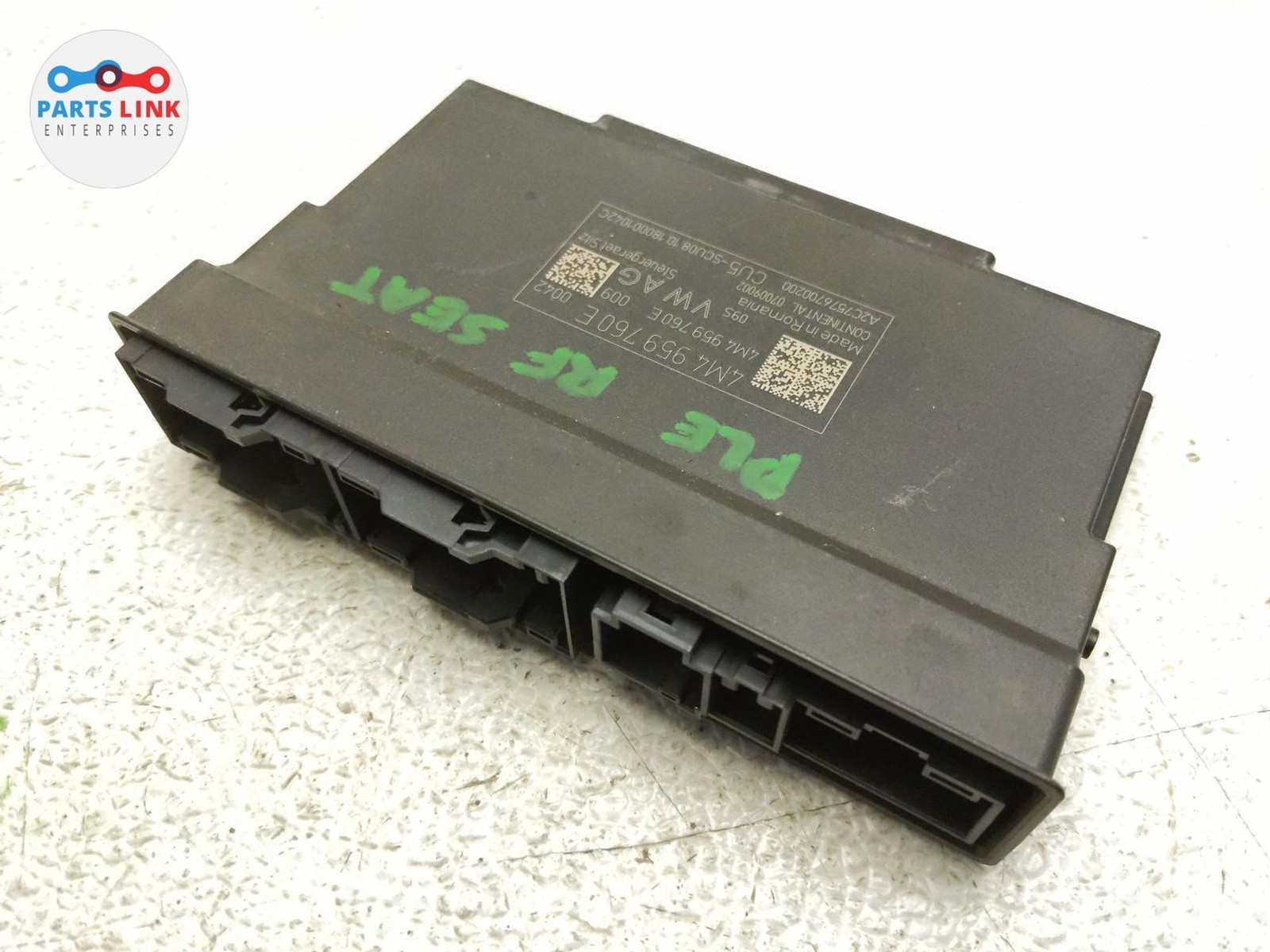 Bentley Bentayga 2016-2020 FRONT+RIGHT Seat control module P/N 4M4959760E