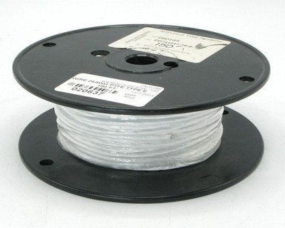 M16878/4-BDE-0/2/9-STW, 26/3 White PTFE Silver Plated Copper E22 19 Wire, 150ft