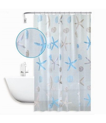 Furlinic Tende Doccia Anti-Muffa Tessuto In Poliestere, Grande Tende Doccia A Nido D'Ape Impermeabile &Lavabile,Tenda Vasca Da Bagno Con 12 Ganci Tenda Doccia Bianco-180x210cm - 12