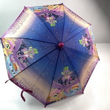 My Little Pony Friendship Adventure Kids Umbrella Purple Pink Girls Rainbow Dash