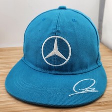 Mercedes Formula One Racing Hat, Light Blue Cap, AMG PETRONAS, Strapback