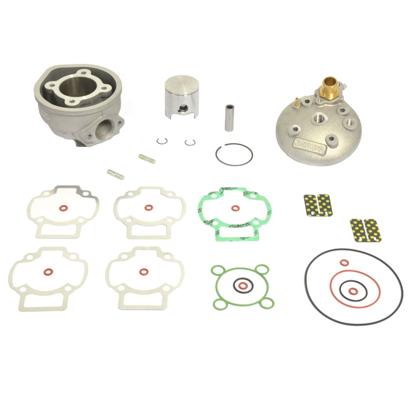 Big Bore Kit For Piaggio NRG POWER DD 50 2005-2015 47.6 Piston Head 70cc Athena