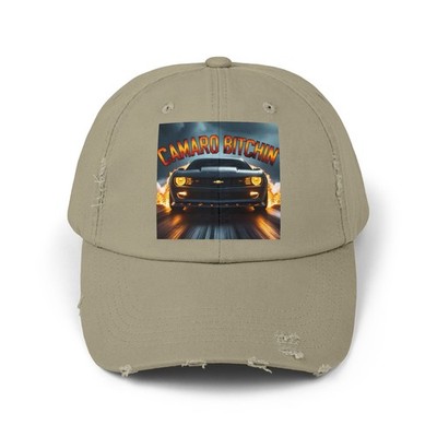 Camaro Bitchin Distressed Cap