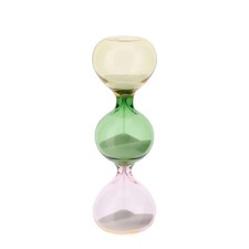 Hervit art. 30539 clessidra vetro 3 sfere dia.4xh12,5cm