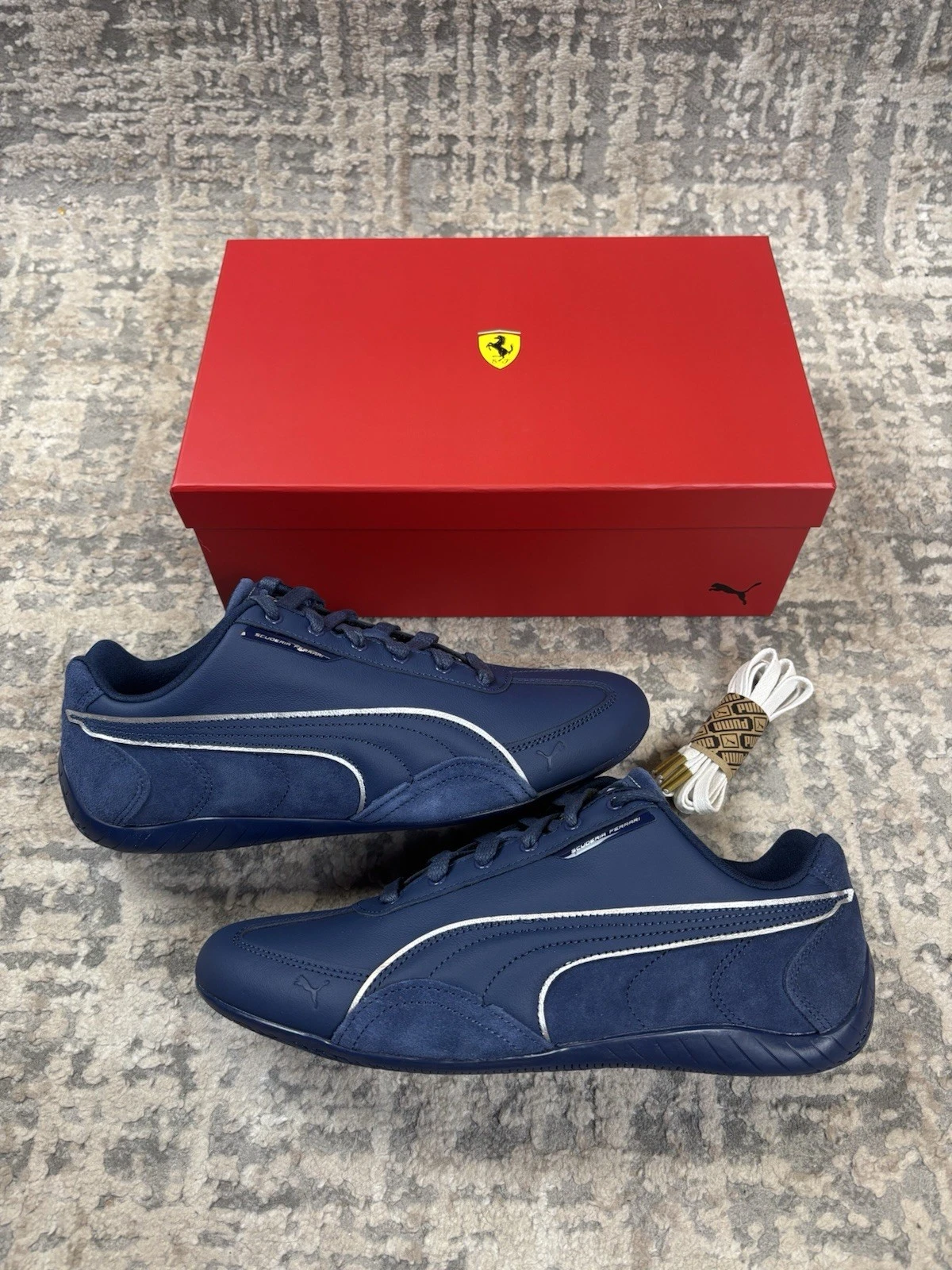 Size 8.5 - Puma Scuderia Ferrari Speedcat Persian Blue 308905 04