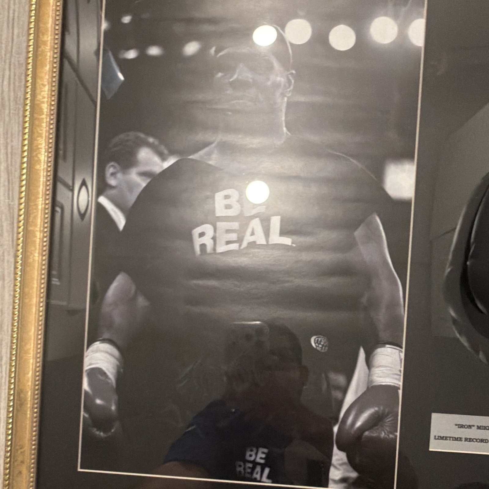 Mike Tyson Signed Everlast Boxing Glove PSA Auth Framed Display HOF 2011 view 5