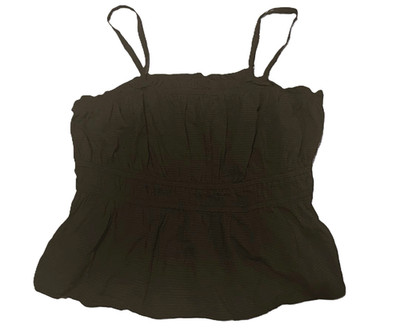 NEW Time and Tru Black Smocked  Top   XXL (20)    NICE!!!!!