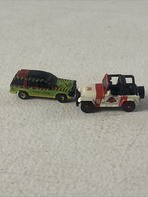 Jada Nano Jurassic Park - Jurassic World Mini Diecast Hollywood Rides Lot Of 2
