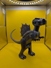 Dinosaur Spinosaurus spino01 with Dark Gray and Dark Red Scales Jurassic Park Le