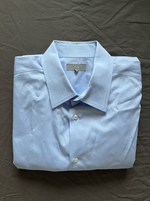 COS Hemd Blau Größe 42 100% Baumwolle Herren