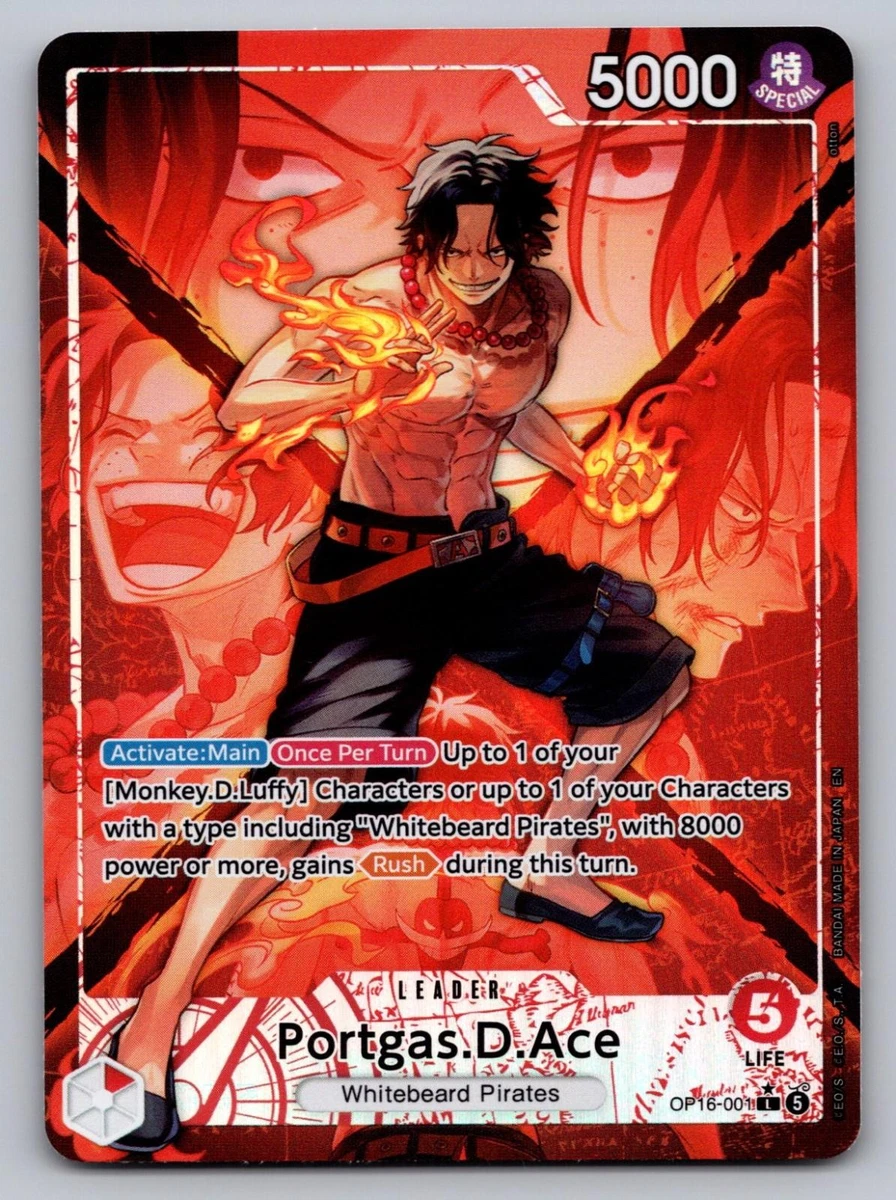 25+ Portgas.D.Ace OP16-001 The Time of Battle for sale | Updated