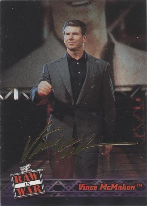 2001 Fleer WWF Raw is War - Vince McMahon #15 - 1 of 1
