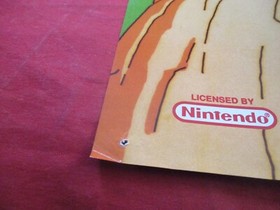 The Simpsons Bartman Meets Radioactive Man Nintendo NES Promo Poster Insert ONLY