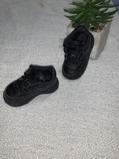 Nike Toddler's Air Force 1 TD Shoes AUTHENTIC Black 314194-009