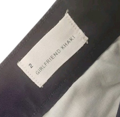 Pantalones chinos caqui Gap Girlfriend talla 2 bolsillos elásticos índigo. - Imagen 9 de 10