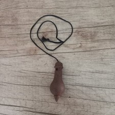 Fantastic vintage mini iron plumb bob leveling measuring carpenter tool