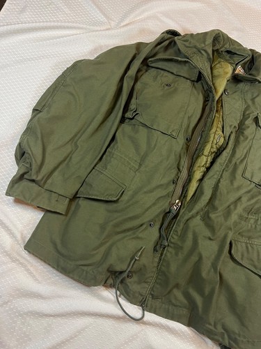 Vintage USGI 1970's COAT COLD WEATHER FIELD OG-107 M65 JACKET W/LINER -Medium L - Picture 3 of 21
