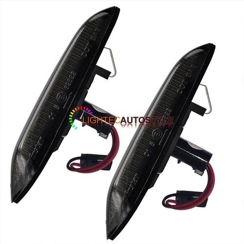 Dynamic LED Side Indicator Smoke Turn Signal Light For BMW E90 E92 E60 E87 E82 - Picture 4 of 5