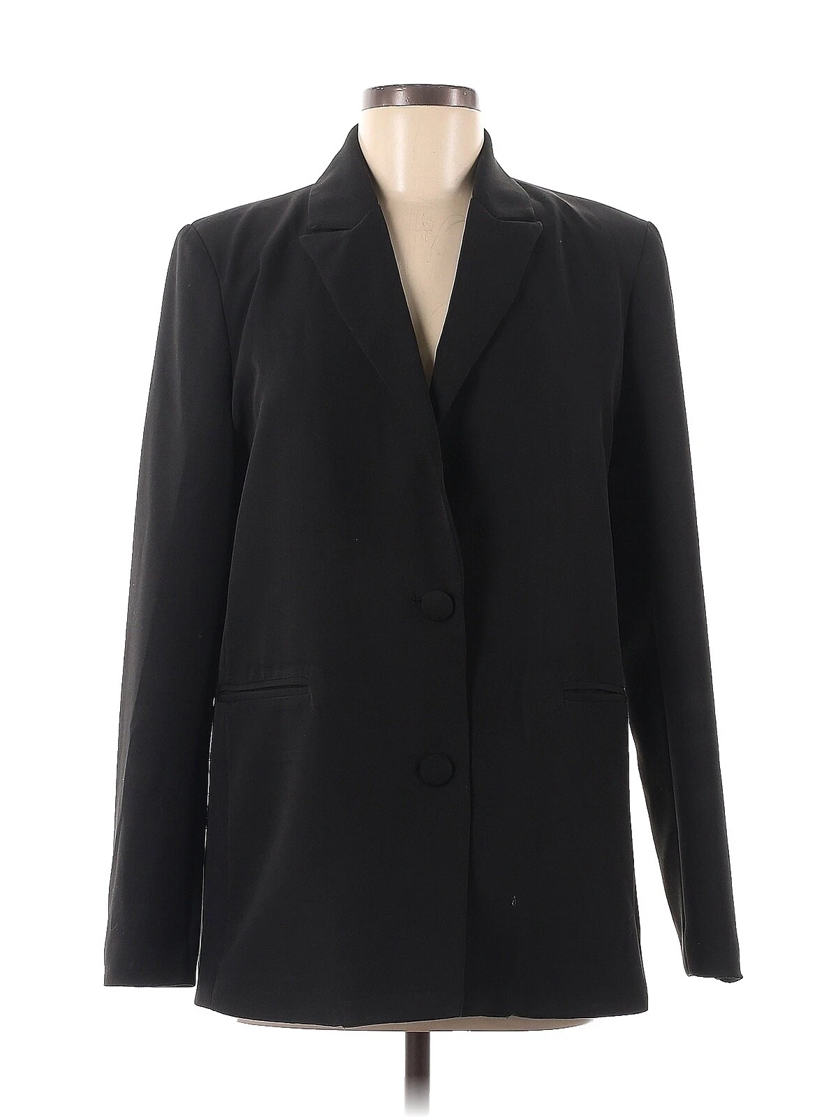 Blazers Boohoo Negro para Mujeres