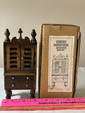 Vintage Concord Miniatures Dollhouse Americana Highboy  MCM NOS