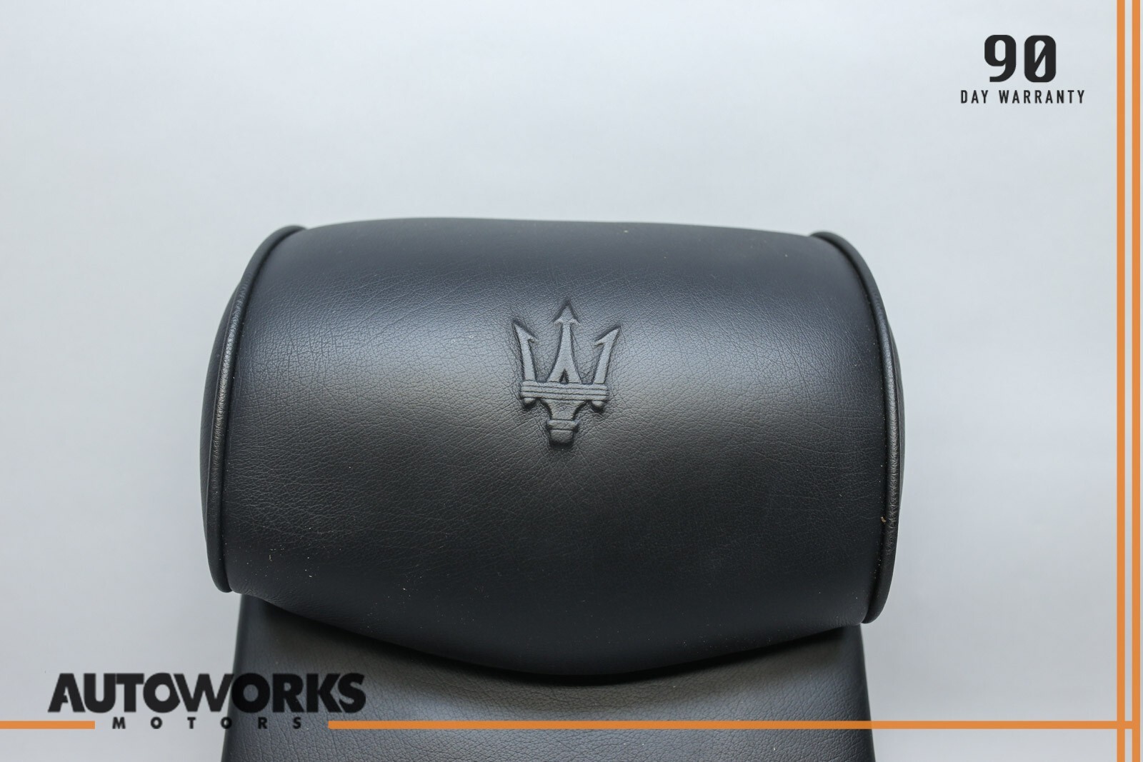 05-08 Maserati Quattroporte M139 Rear Back Center Seat Headrest Black OEM