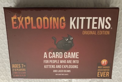 Exploding Kittens Card Game - Original Edition NEW Sealed Fun Game Night Party