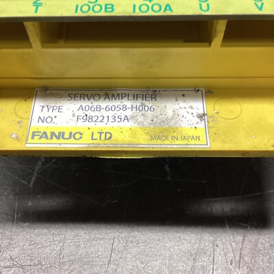 Fanuc A06B-6058-H006 servo amplifier #613F37 | eBay