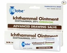 Ichthammol Ointment 20% 1 oz Tube - 3 packs - 