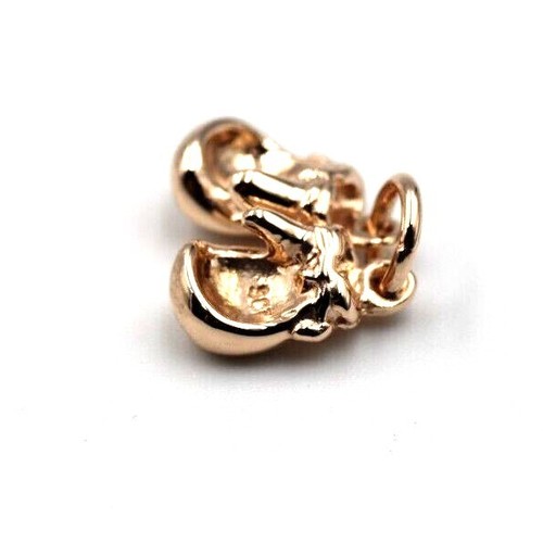 Solid 9ct Yellow or Rose or White Gold Small 2 x Boxing Gloves Pendant 1 PAIR - Picture 35 of 39