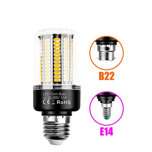 E27 E14 B22 3.5W 5W 7W 9W 12W 15W20W LED Corn Bulb 5736 Spot Light Lamp lighting - Picture 16 of 21