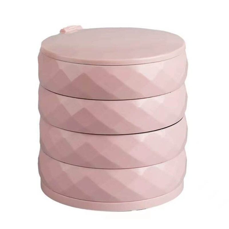 Jewelry Holder Multilayer Storage Box Rotating Jewelry Holder Small