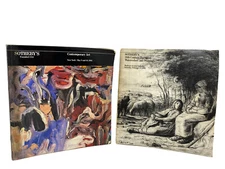 2 Sotheby's Art Catalog Books 1982-84 Contemporary Art  & European Watercolor