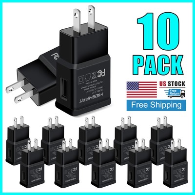 1-10x Wholesale Bulk USB Wall Charger Block Power Adapter For Samsung Android