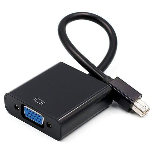 Mini DisplayPort to VGA Cable Adapter Converter for Computer Laptop PC Tablet - Picture 8 of 9