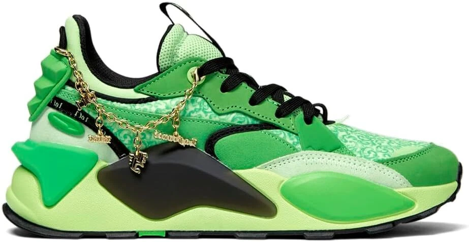 PUMA x LAMELO BALL LaFrancé RS-XL Men's Lace Up Sneakers Green-Black